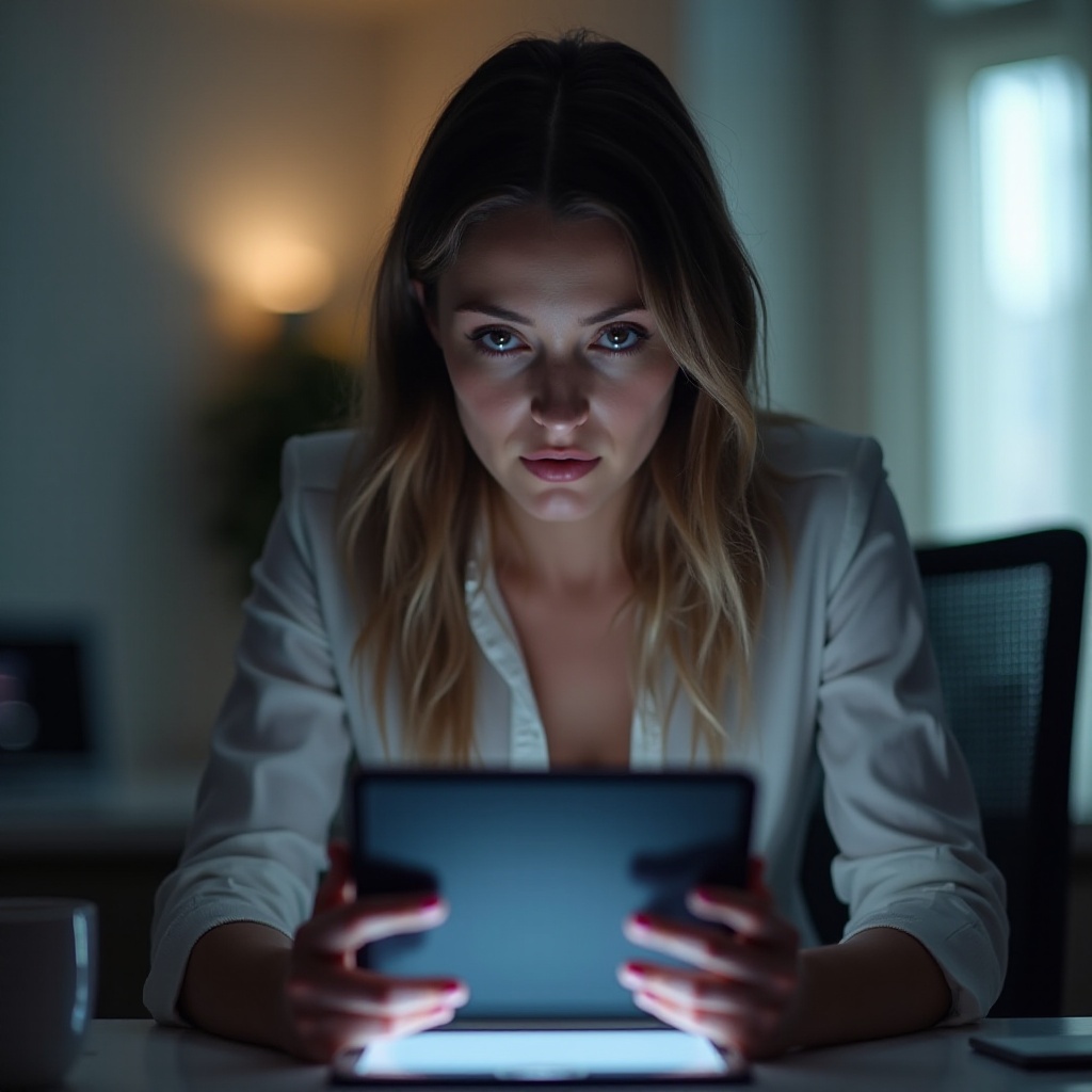 ma tablette est bloquée