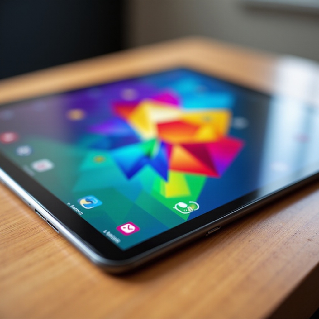 paramètres tablette samsung