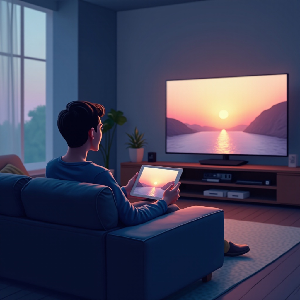 connecter tablette sur tv sans fil