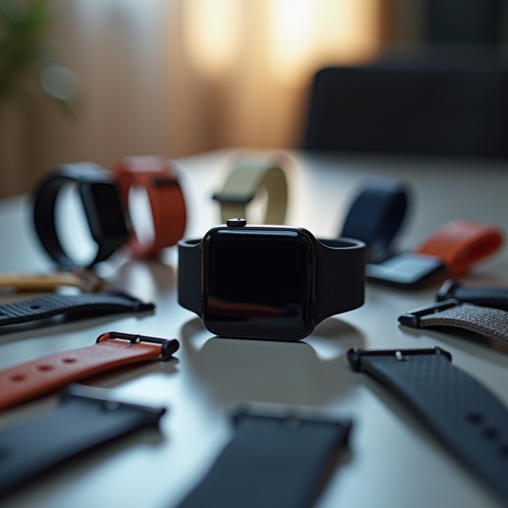 montre connectée avec bracelet interchangeable
